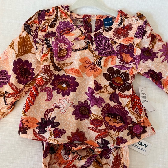 Long sleeve top & shorts set 12-18M - Picture 2 of 5